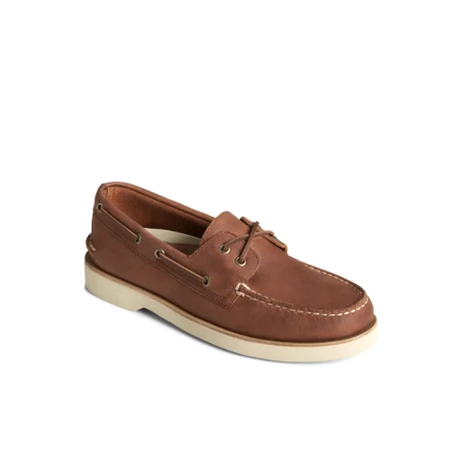 Authentic Original™ Double Sole Cross Lace Boat Shoe