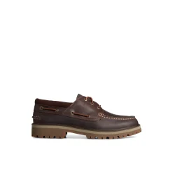 Authentic Original™ Unlined Lug 3-Eye Boat Shoe