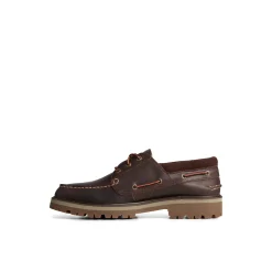 Authentic Original™ Unlined Lug 3-Eye Boat Shoe