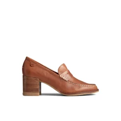 Seaport Penny Heel Leather Loafer