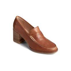 Seaport Penny Heel Leather Loafer