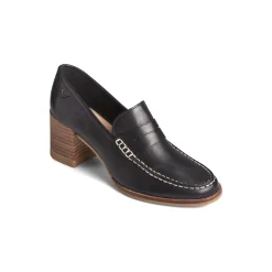 Seaport Penny Heel Leather Loafer