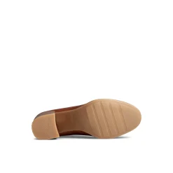 Seaport Penny Heel Leather Loafer