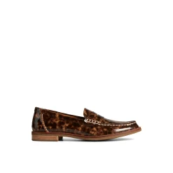 Seaport Penny Tortoise Leather Loafer