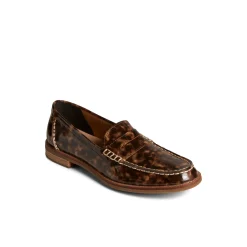 Seaport Penny Tortoise Leather Loafer