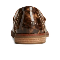 Seaport Penny Tortoise Leather Loafer
